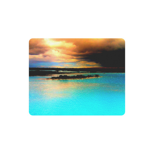 BLUE LAGOON ICELAND Rectangle Mousepad