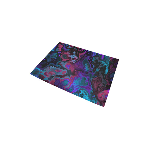 black blue pink purple abstract 2 Area Rug 2'7"x 1'8‘’