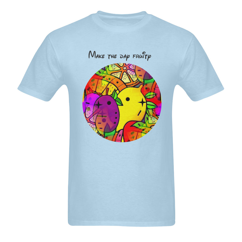 Make the day fruity by Popart Lover Sunny Men's T- shirt (Model T06)