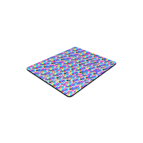 BLUE FISH SCALES Rectangle Mousepad