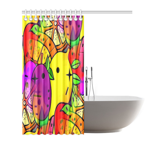 Fruities by Popart Lover Shower Curtain 72"x72"