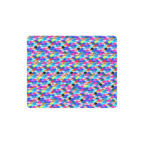 BLUE FISH SCALES Rectangle Mousepad