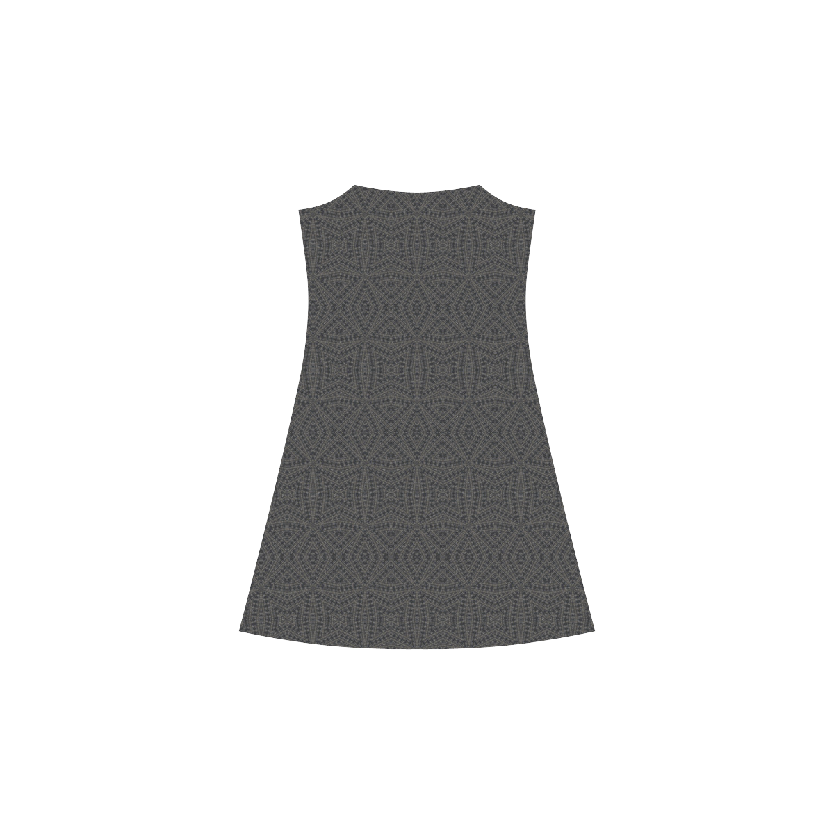 iron plate pentagon pattern Alcestis Slip Dress (Model D05)