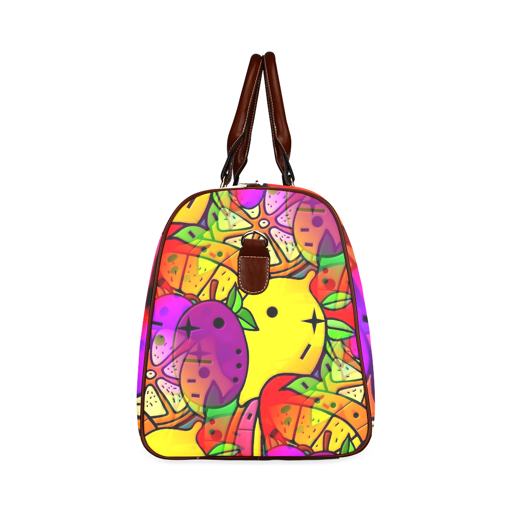 Fruities by Popart Lover Waterproof Travel Bag/Large (Model 1639)