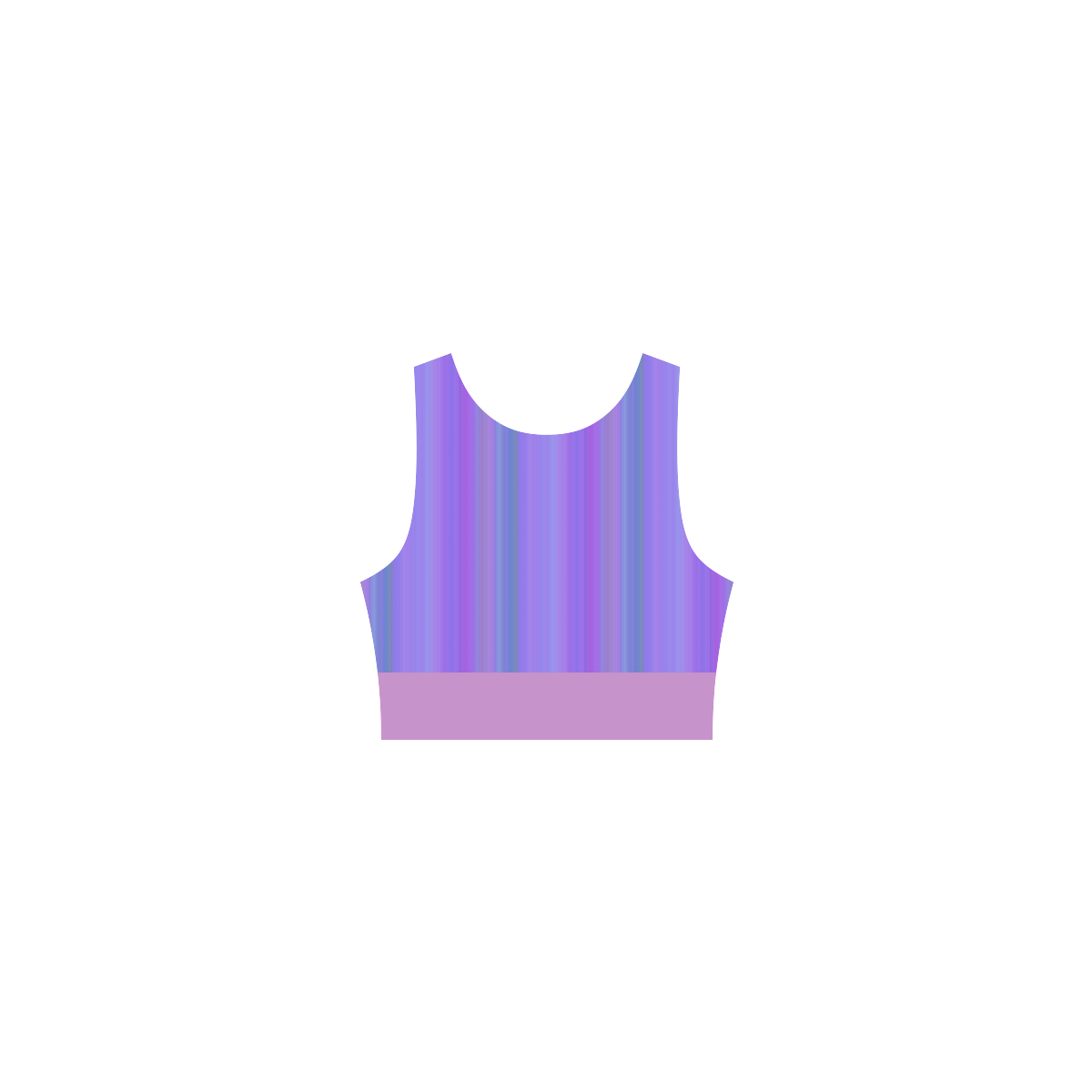 Purple Stripe with Pink Accent Atalanta Casual Sundress(Model D04)