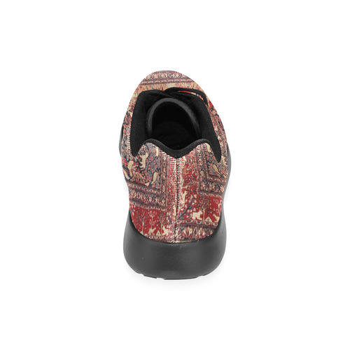 Vintage Persian Rug Nature Animals Women’s Running Shoes (Model 020)