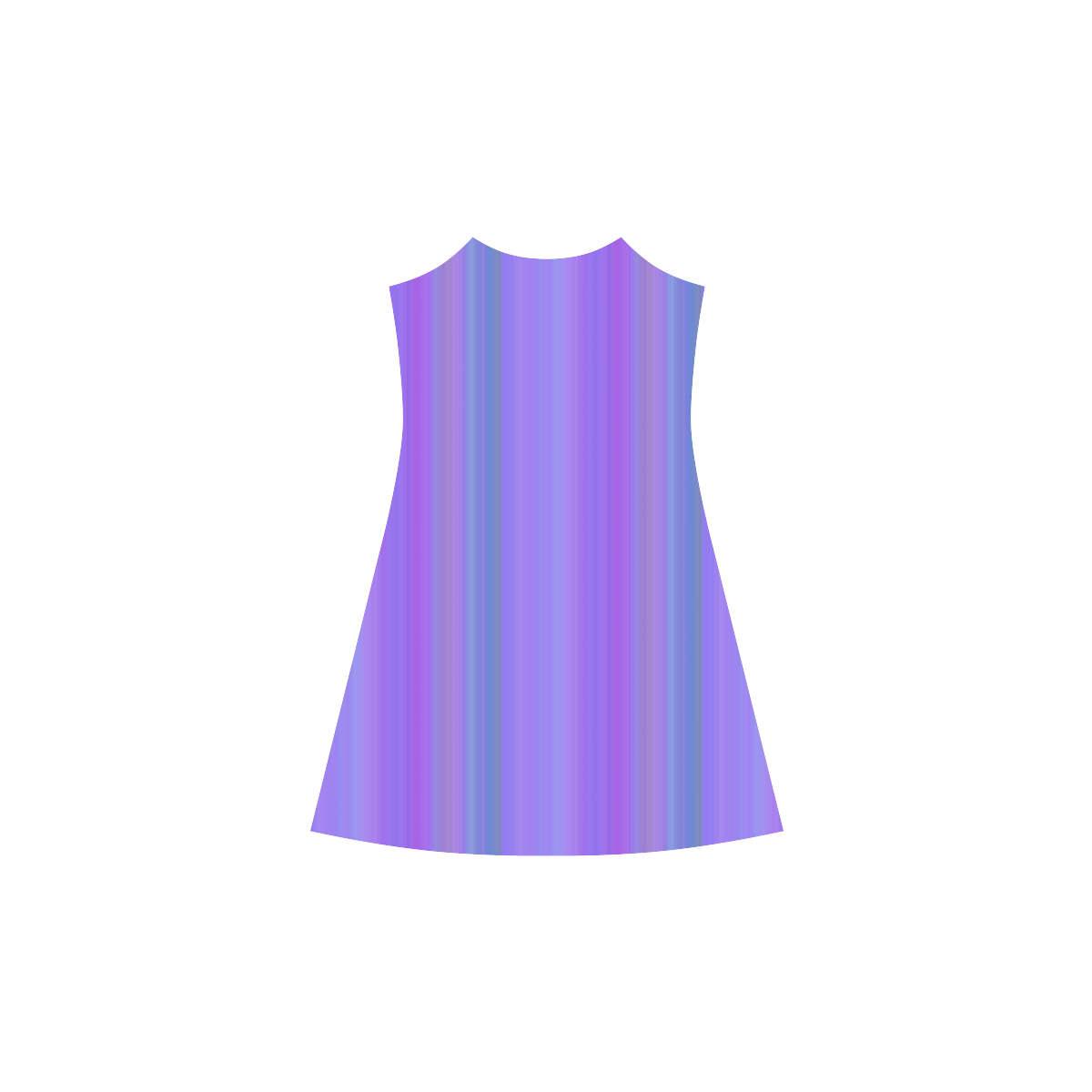Purple Stripes Alcestis Slip Dress (Model D05)