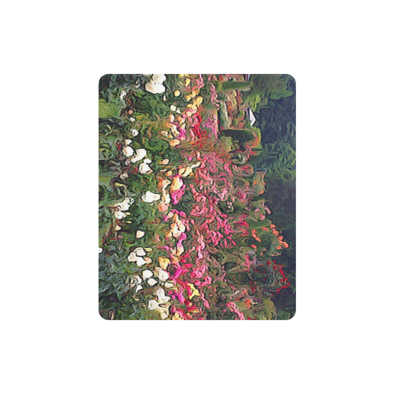 IMPRESSION OF A ROSE GARDEN Rectangle Mousepad