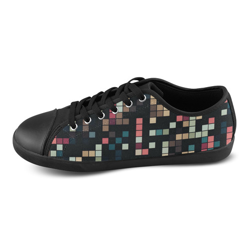 geo fun 32 B Canvas Shoes for Women/Large Size (Model 016)