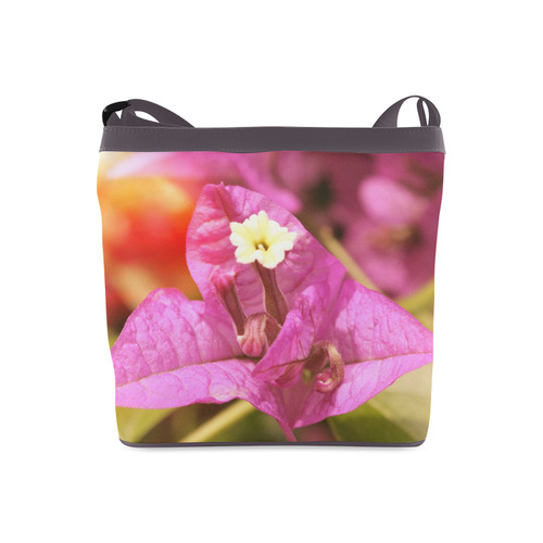 Pink Bougainvillea Crossbody Bags (Model 1613)