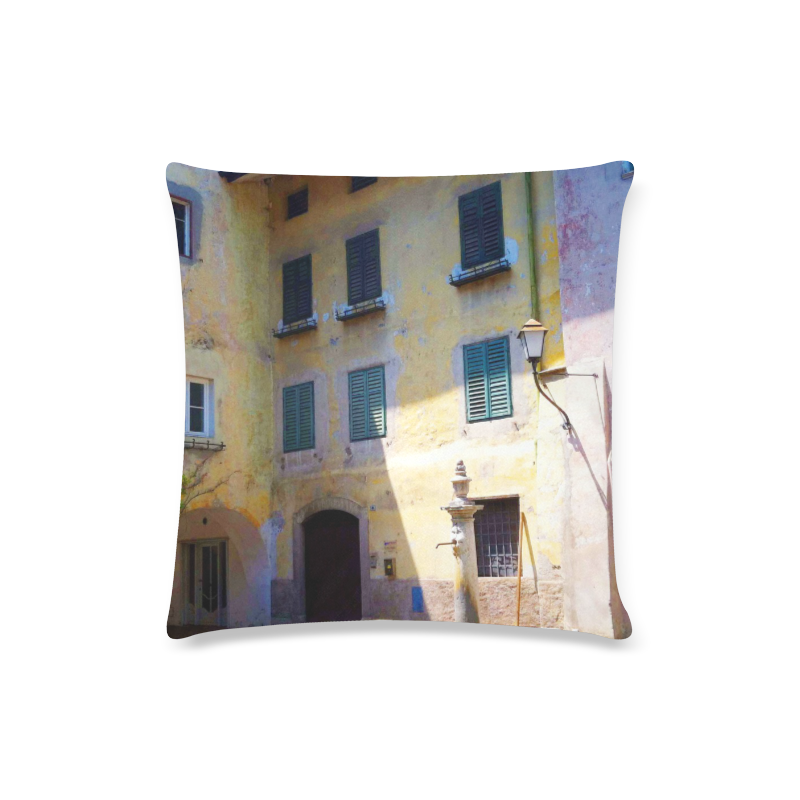 Egna, Italy Custom Zippered Pillow Case 16"x16"(Twin Sides)
