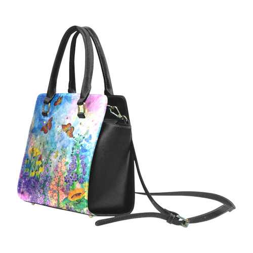 Butterfly Garden Classic Shoulder Handbag (Model 1653)