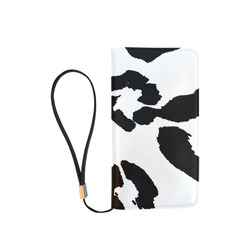 Zappy Black and White Men's Clutch Purse （Model 1638）