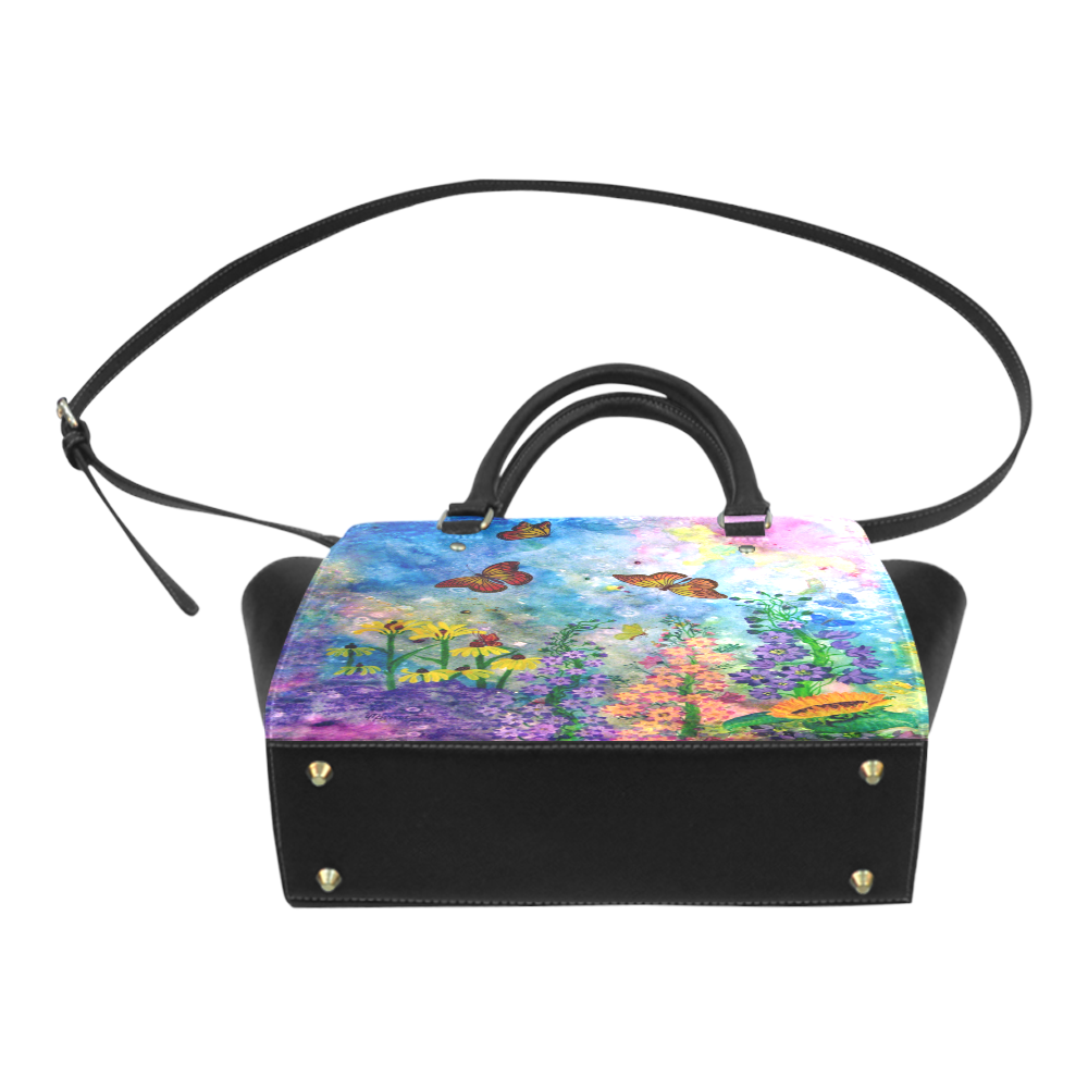 Butterfly Garden Classic Shoulder Handbag (Model 1653)