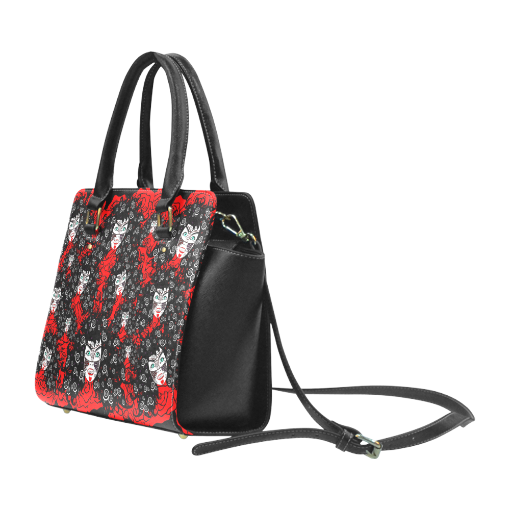 GYPSY VAMPIRE and roses Classic Shoulder Handbag (Model 1653)