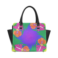 Iria Ring Peacock Rainbow Classic Shoulder Handbag (Model 1653)