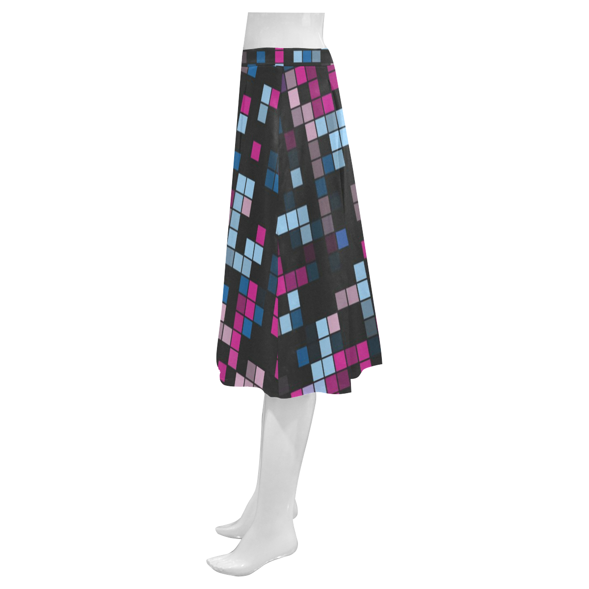 geo fun 32 A Mnemosyne Women's Crepe Skirt (Model D16)