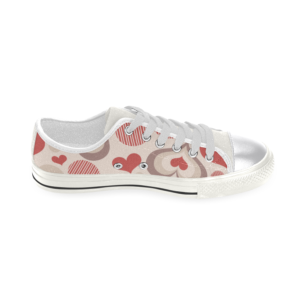 Cute beautiful heart and neutral designers shoe edition 2016 Canvas Women's Shoes/Large Size (Model 018)