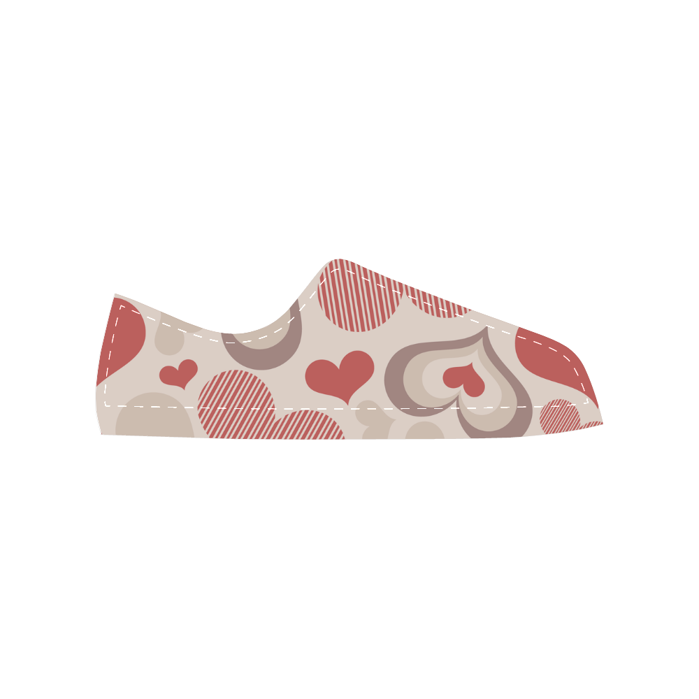 Cute beautiful heart and neutral designers shoe edition 2016 Canvas Women's Shoes/Large Size (Model 018)