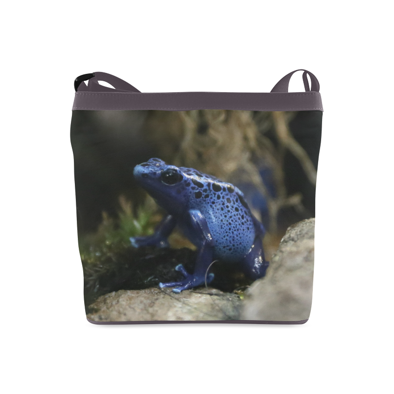 Blue Poison Arrow Frog Crossbody Bags (Model 1613)