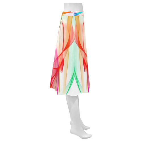 photoSound of colors by Nico Bielow Mnemosyne Women's Crepe Skirt (Model D16)