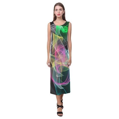 Sound of colors by Nico Bielow Phaedra Sleeveless Open Fork Long Dress (Model D08)