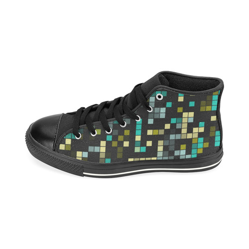 geo fun 32 C High Top Canvas Women's Shoes/Large Size (Model 017)