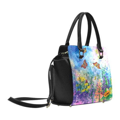 Butterfly Garden Classic Shoulder Handbag (Model 1653)