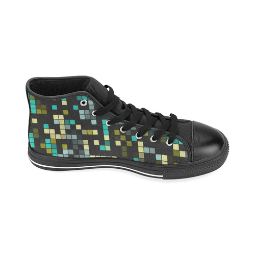 geo fun 32 C High Top Canvas Women's Shoes/Large Size (Model 017)