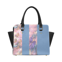 Two-Tone Pastel Monarchs Classic Shoulder Handbag (Model 1653)