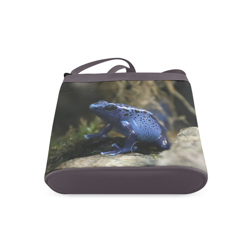 Blue Poison Arrow Frog Crossbody Bags (Model 1613)