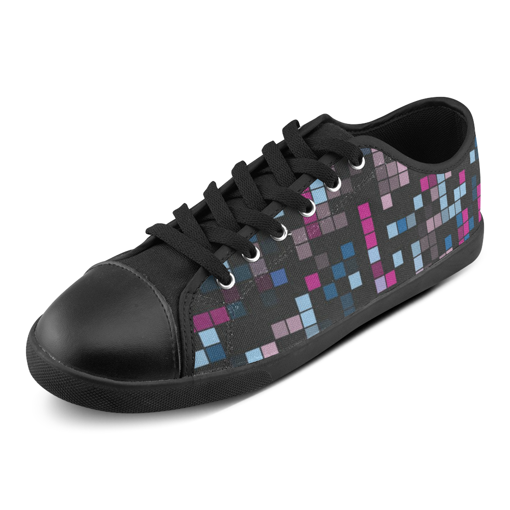 geo fun 32 A Canvas Shoes for Women/Large Size (Model 016)