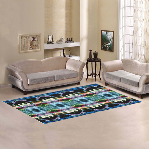 In Space Pattern Area Rug 7'x3'3''