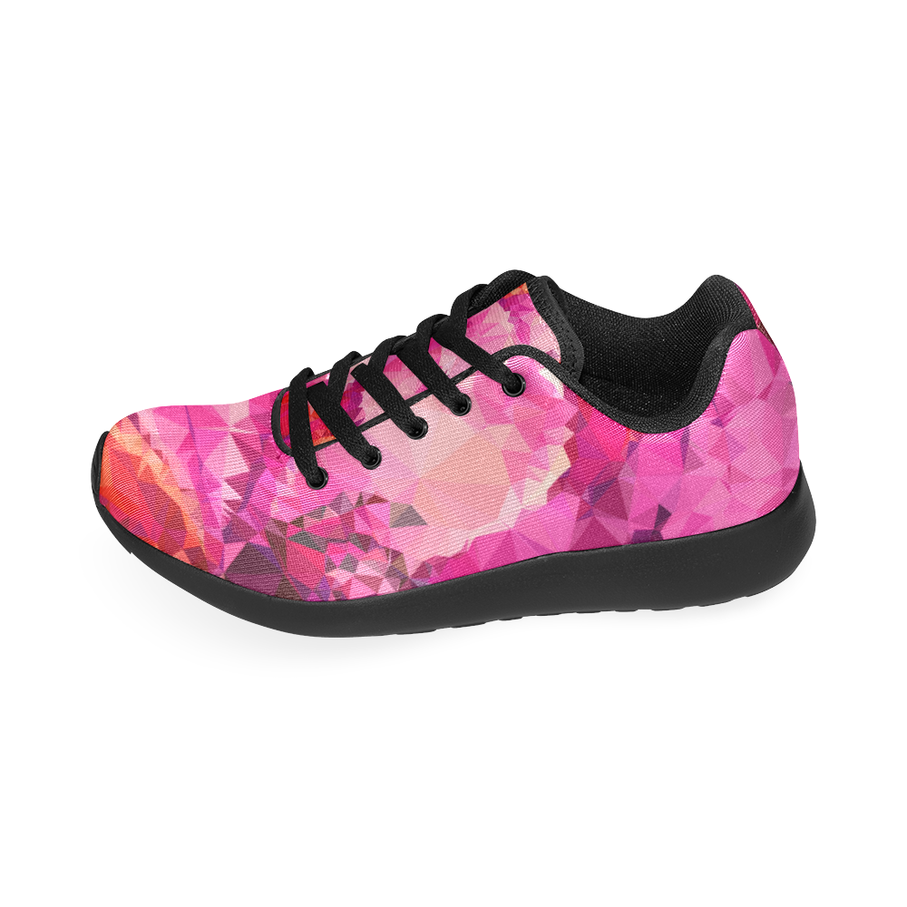Geometric Magenta Garden Women’s Running Shoes (Model 020)