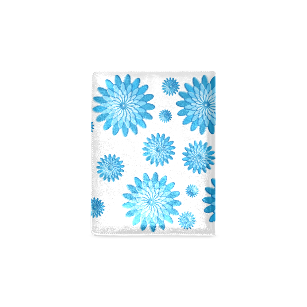 blue flowers Custom NoteBook B5