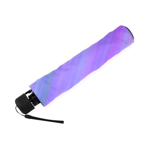 Purple Stripes Foldable Umbrella (Model U01)