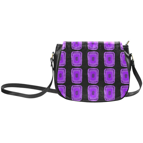 PURPLE DESTINY Classic Saddle Bag/Small (Model 1648)