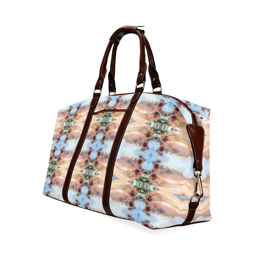 fish on ice pattern Classic Travel Bag (Model 1643) Remake