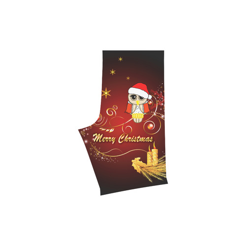 Cute christmas owl on red background Men's Swim Trunk (Model L21)