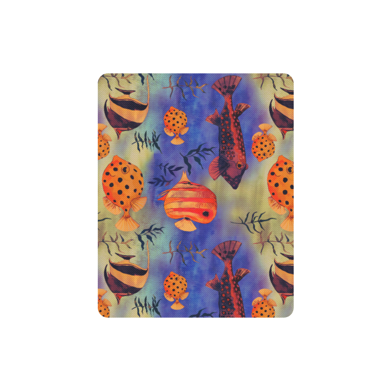 Animal fish - Colorful underwater world pattern Rectangle Mousepad