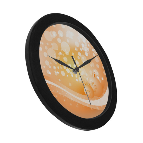 Christmas design with christmas balls Circular Plastic Wall clock