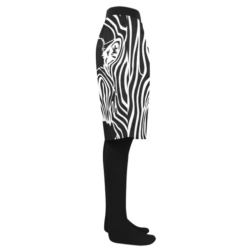 zebra opart, black and white Men's Swim Trunk (Model L21)