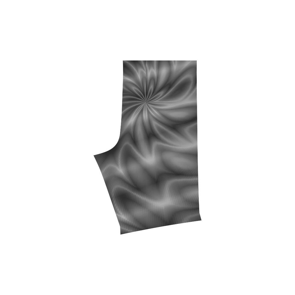 Grey Shiny Swirl Men's Swim Trunk (Model L21)