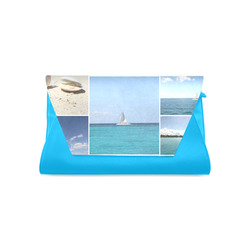 Isla Saona Caribbean Photo Collage Clutch Bag (Model 1630)