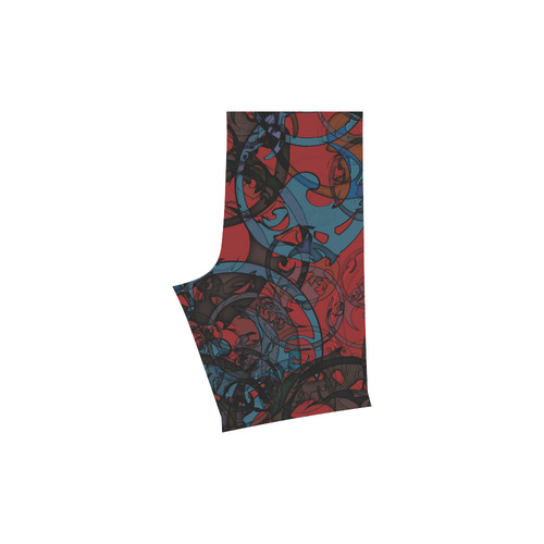red blue and black stain Men's Swim Trunk (Model L21)