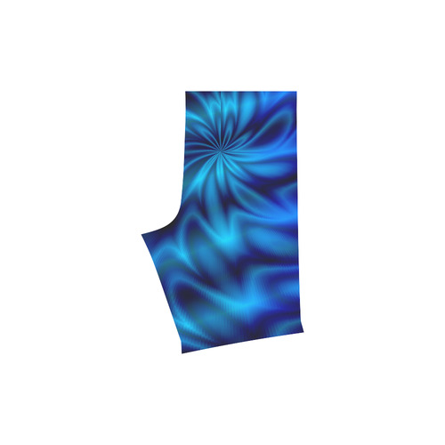 Blue Shiny Swirl Men's Swim Trunk (Model L21)