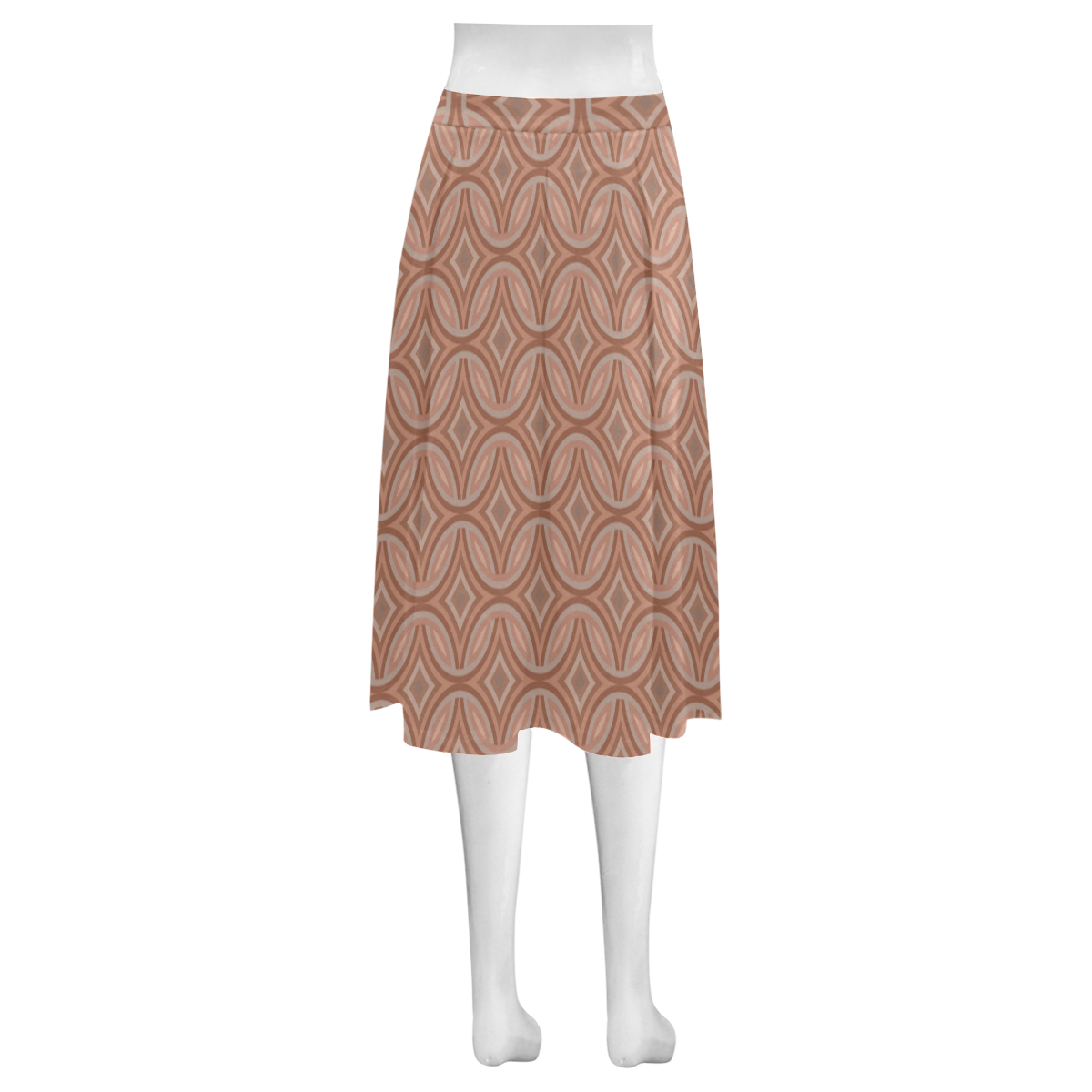 wallpaper BROWNS Mnemosyne Women's Crepe Skirt (Model D16)