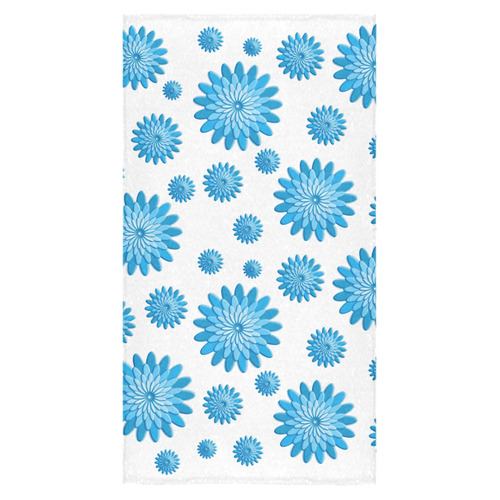 blue flowers Bath Towel 30"x56"