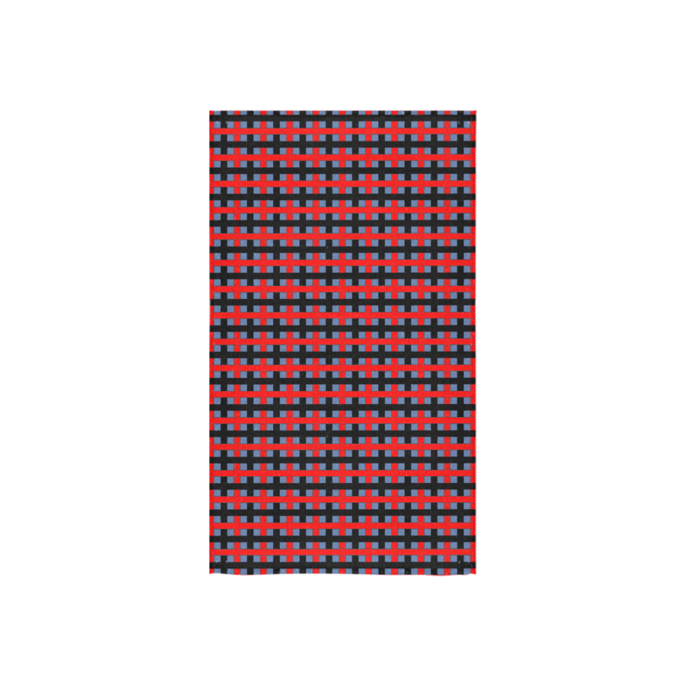 RED CHECKER Custom Towel 16"x28"