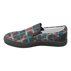 Plaid I Women's Unusual Slip-on Canvas Shoes (Model 019)